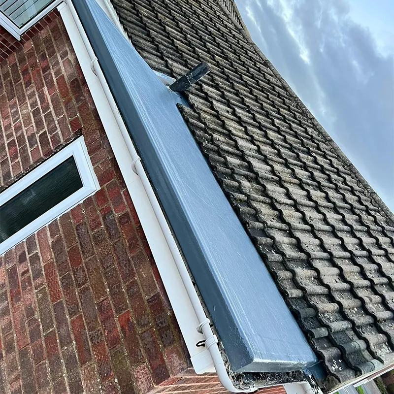 brick house with roof