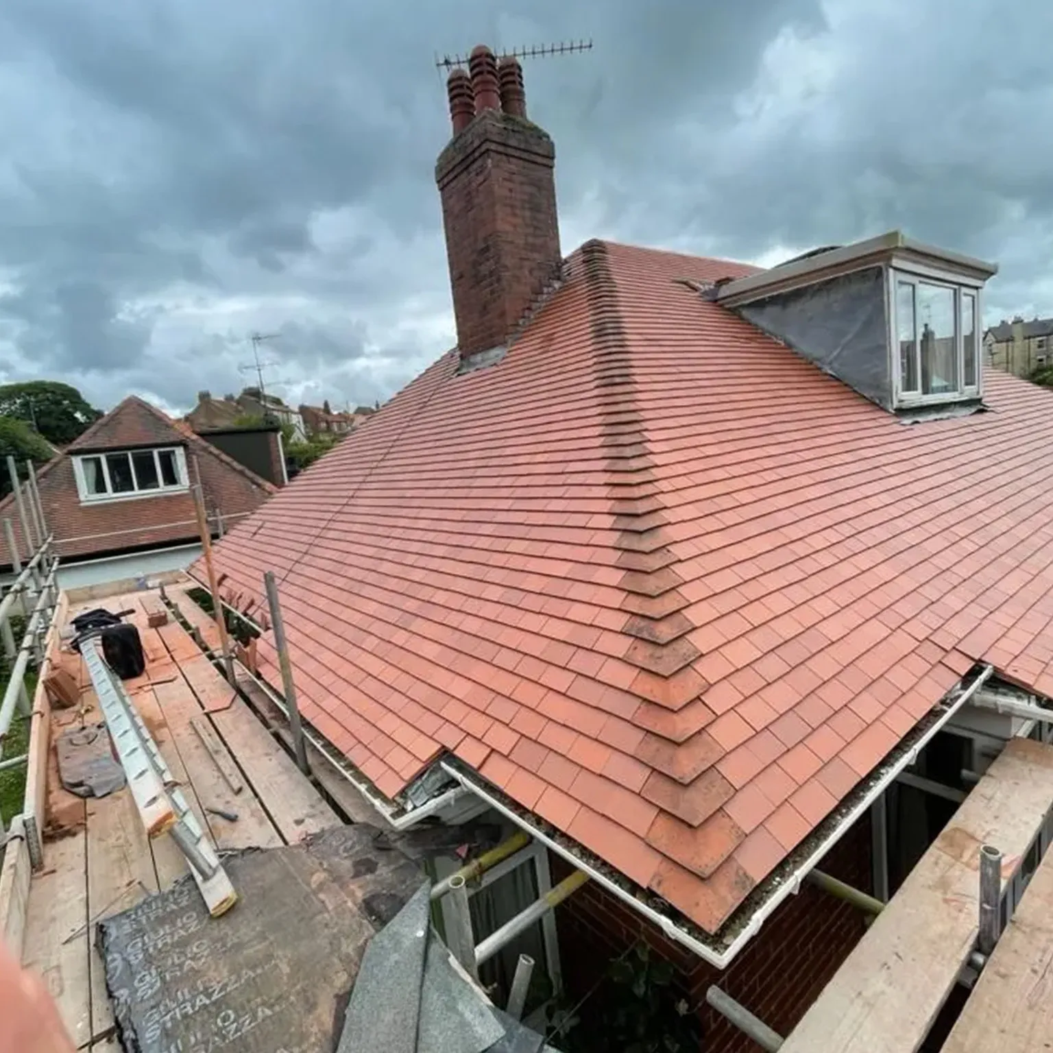 Roof New Scaffolding